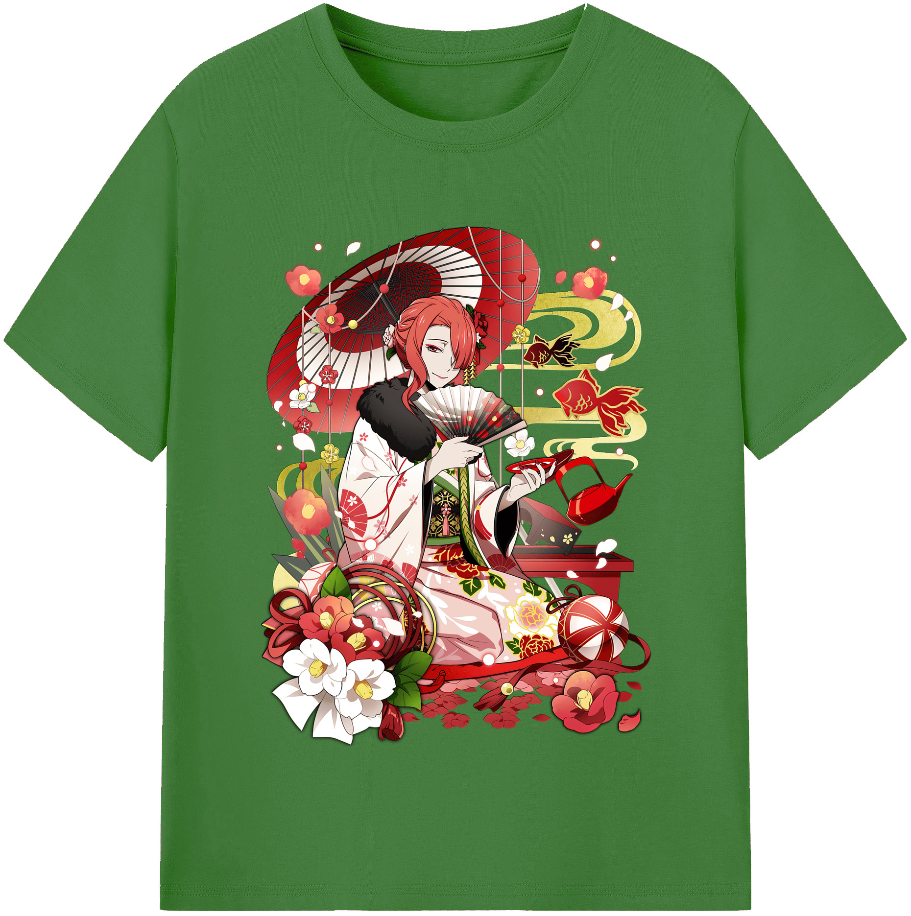 （画像用） 文豪ストレイドッグス Bungo Stray Dogs レディースカジュアルプリントTシャツ（綿100％）